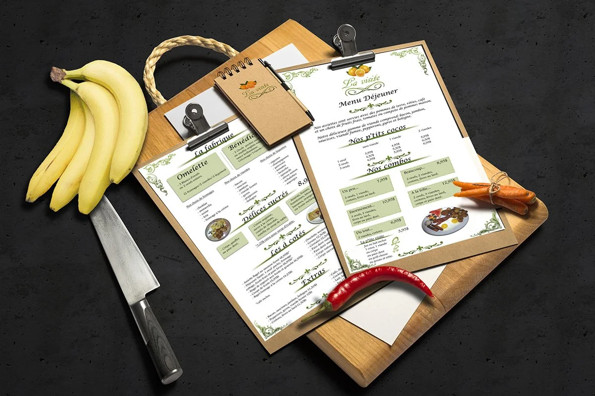  Menu La Visite